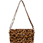 Giraffe Texture, Close-up, Giraffe Skin Texture Removable Strap Clutch Bag