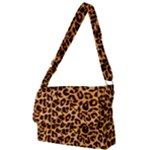 Giraffe Texture, Close-up, Giraffe Skin Texture Full Print Messenger Bag (L)