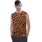 Giraffe Texture, Close-up, Giraffe Skin Texture Men s Regular Tank Top