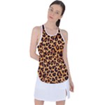 Giraffe Texture, Close-up, Giraffe Skin Texture Racer Back Mesh Tank Top