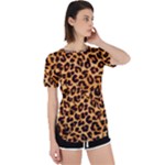 Giraffe Texture, Close-up, Giraffe Skin Texture Perpetual Short Sleeve T-Shirt