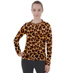 Giraffe Texture, Close-up, Giraffe Skin Texture Women s Pique Long Sleeve T-Shirt