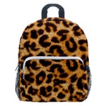 Giraffe Texture, Close-up, Giraffe Skin Texture Kids  Age 5-10 Lightweight School Backpack with Side Pockets