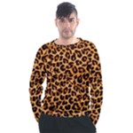 Giraffe Texture, Close-up, Giraffe Skin Texture Men s Long Sleeve Raglan T-Shirt