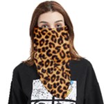 Giraffe Texture, Close-up, Giraffe Skin Texture Face Covering Bandana (Triangle)