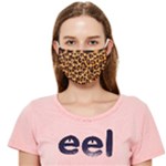 Giraffe Texture, Close-up, Giraffe Skin Texture Cloth Face Mask (Adult)