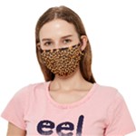 Giraffe Texture, Close-up, Giraffe Skin Texture Crease Cloth Face Mask (Adult)