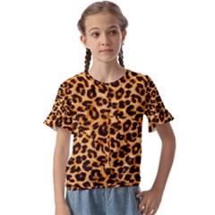 Kids  Cuff Sleeve Scrunch Bottom T-Shirt 