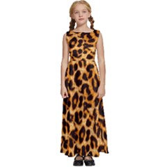 Kids  Satin Sleeveless Maxi Dress 