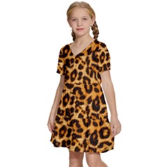 Kids  Short Sleeve Tiered Mini Dress 