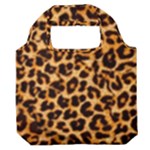 Giraffe Texture, Close-up, Giraffe Skin Texture Premium Foldable Grocery Recycle Bag