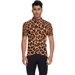 Giraffe Texture, Close-up, Giraffe Skin Texture Men s Short Sleeve Cycling Jersey