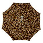 Giraffe Texture, Close-up, Giraffe Skin Texture Automatic Folding Umbrella with Case (Medium)