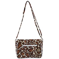 Shoulder Bag with Back Zipper 