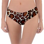 Giraffe Texture, Macro Reversible Classic Bikini Bottoms