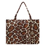 Giraffe Texture, Macro Medium Tote Bag