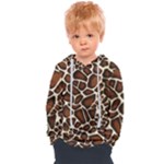 Giraffe Texture, Macro Kids  Overhead Hoodie