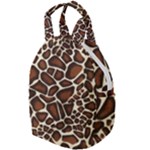 Giraffe Texture, Macro Travel Backpack