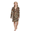 Kids  Long Sleeve Velvet Lounge Robe 