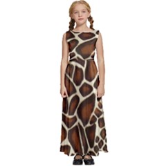 Kids  Satin Sleeveless Maxi Dress 