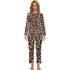 Womens  Long Sleeve Lightweight Pajamas Set 