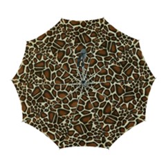 Giraffe Texture, Macro Automatic Folding Umbrella with Case (Large) from ArtsNow.com