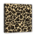 Jaguar Skin Texture, Jaguar Wool Texture, Yellow Mini Canvas 8  x 8  (Stretched)