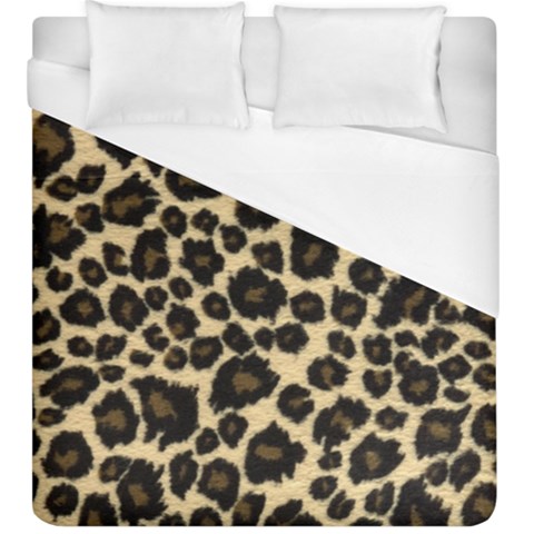 Jaguar Skin Texture, Jaguar Wool Texture, Yellow Duvet Cover (King Size) from ArtsNow.com