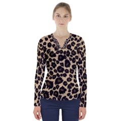 V-Neck Long Sleeve Top 