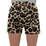 Jaguar Skin Texture, Jaguar Wool Texture, Yellow Sleepwear Shorts