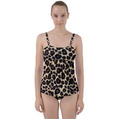 Twist Front Tankini Set 