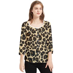 Chiffon Quarter Sleeve Blouse 