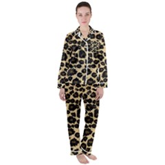 Women s Long Sleeve Satin Pajamas Set 