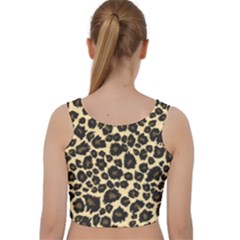 Velvet Racer Back Crop Top 