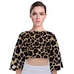 Tie Back Butterfly Sleeve Chiffon Top 