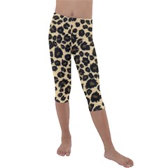 Kids  Lightweight Velour Capri Leggings  