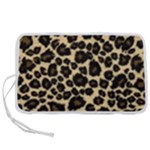 Jaguar Skin Texture, Jaguar Wool Texture, Yellow Pen Storage Case (L)