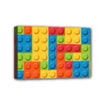 Lego Bricks, Colorful Dots Background Mini Canvas 6  x 4  (Stretched)