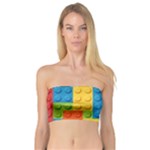 Lego Bricks, Colorful Dots Background Bandeau Top