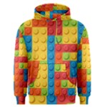 Lego Bricks, Colorful Dots Background Men s Core Hoodie