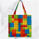 Zipper Grocery Tote Bag 