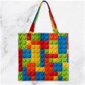 Zipper Grocery Tote Bag 