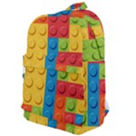 Lego Bricks, Colorful Dots Background Classic Backpack