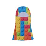 Lego Bricks, Colorful Dots Background Adjustable Balaclava Face Mask