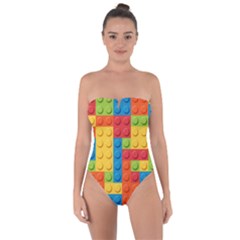 Tie Back One Piece Swimsuit 