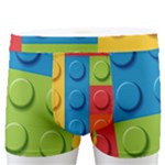 Lego Bricks, Colorful Dots Background Men s Boxer Briefs