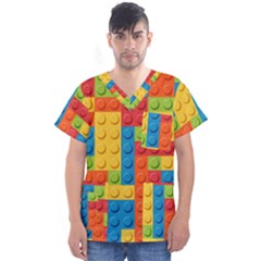 Men s V-Neck Scrub Top 