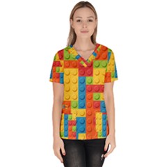 Women s V-Neck Scrub Top 