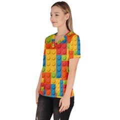 Women s V-Neck Scrub Top 