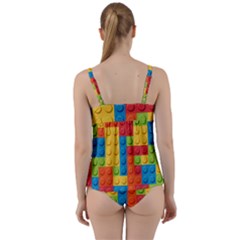 Twist Front Tankini Set 